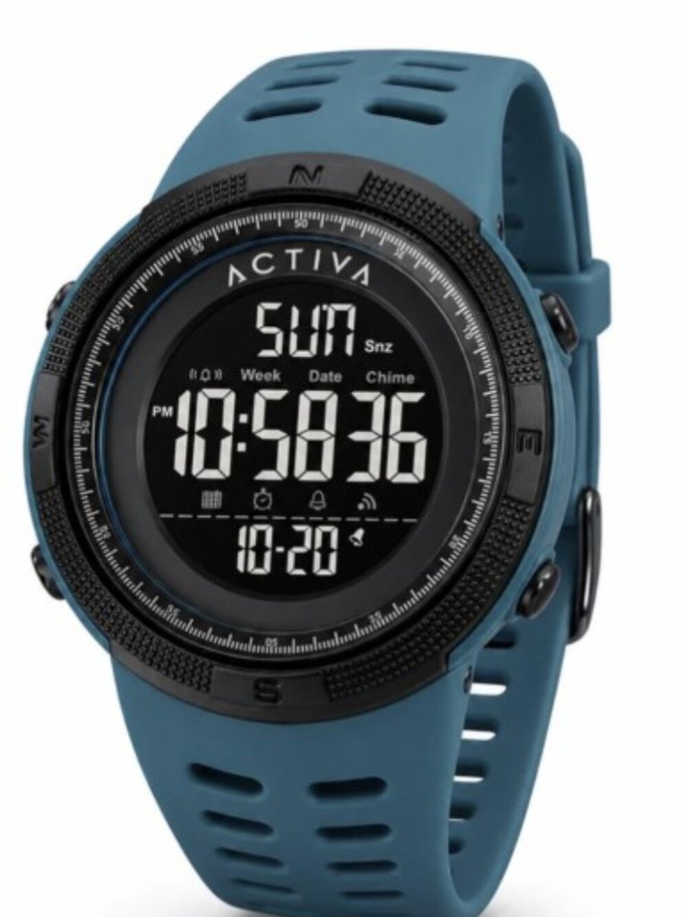 Activa X Invicta Digital Sport Quartz Watch Teal Blue Black NEW IN BOX
